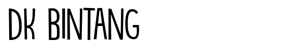 DK Bintang font preview